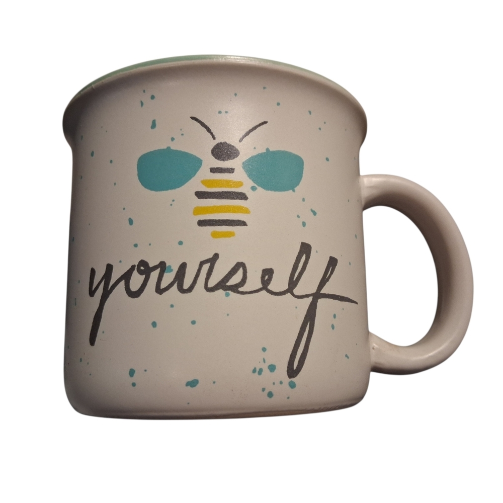 Cute Bee “You’re Self” Ceramic Mug – Speckled Coffee Cup - Picture 4 of 4